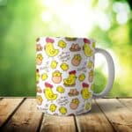 Clucking Chicken Mug – Custom Chicken Gift – 11 & 15 oz – Kawaii cute Lover Coffee Cup
