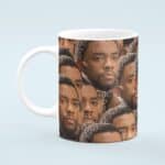 Chadwick Boseman Mug – Custom Celebrity Gift – 11 & 15 oz – Black Panther Lover Coffee Cup