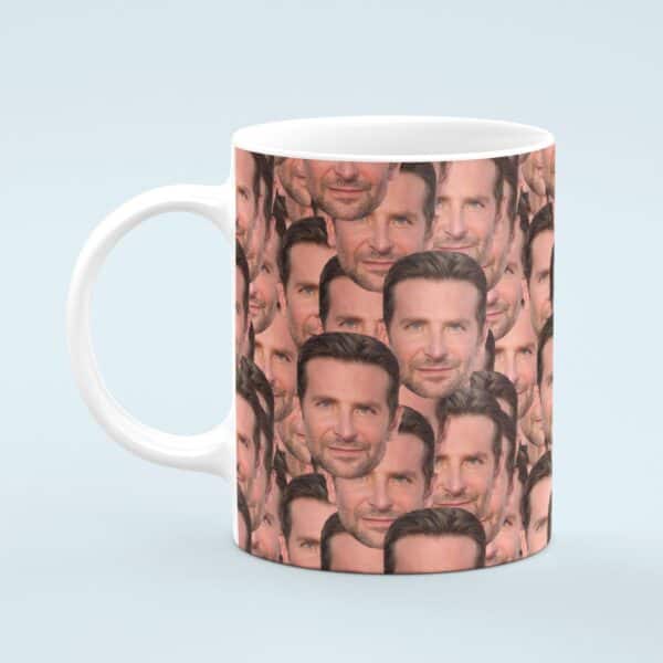 Bradley Cooper Mug – Custom Celebrity Gift – 11 & 15 oz – Bradley Cooper Lover Coffee Cup