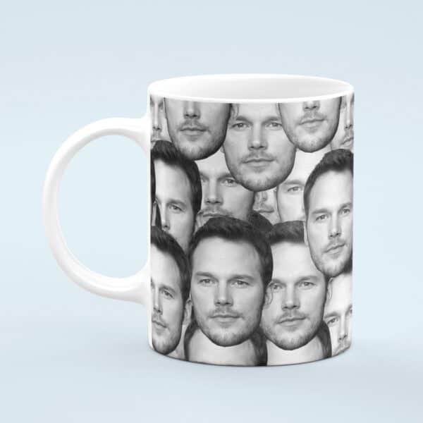 Chris Pratt Mug – Custom Celebrity Gift – 11 & 15 oz – Chris Pratt Lover Coffee Cup