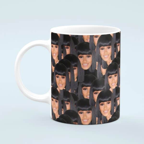 Cardi B Mug – Custom Celebrity Gift – 11 & 15 oz – Cardi B Lover Coffee Cup