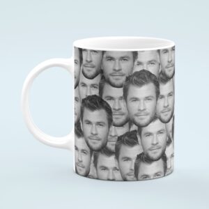 Chris Hemsworth Mug – Custom Celebrity Gift – 11 & 15 oz – Chris Hemsworth Lover Coffee Cup