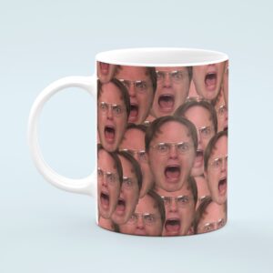Dwight Mug – Custom Celebrity Gift – 11 & 15 oz – Rainn Wilson Lover Coffee Cup