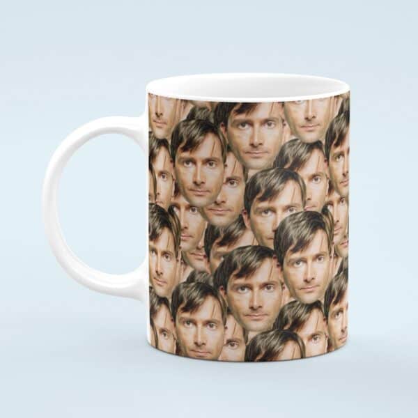 David Tennant Mug – Custom Celebrity Gift – 11 & 15 oz – David Tennant Lover Coffee Cup