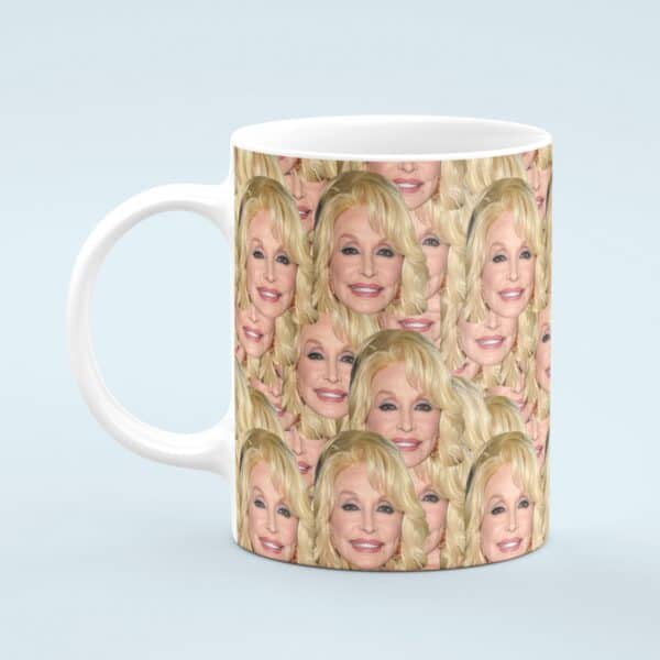 Dolly Parton Mug – Custom Celebrity Gift – 11 & 15 oz – Dolly Parton Lover Coffee Cup