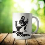 Storm Pooper Coffee Mug – 11 & 15 oz – Storm Trooper Lover Coffee Cup