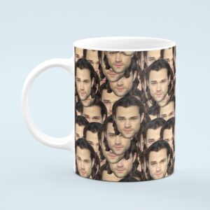 Jared Padalecki Mug – Custom Celebrity Gift – 11 & 15 oz – Jared Padalecki Fan Coffee Cup