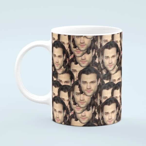 Jared Padalecki Mug – Custom Celebrity Gift – 11 & 15 oz – Jared Padalecki Fan Coffee Cup