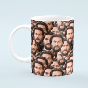 Jason Momoa Mug – Custom Celebrity Gift – 11 & 15 oz – Jason Momoa Fan Coffee Cup