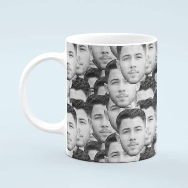 Nick Jonas Mug – Custom Celebrity Gift – 11 & 15 oz – Nick Jonas Fan Coffee Cup