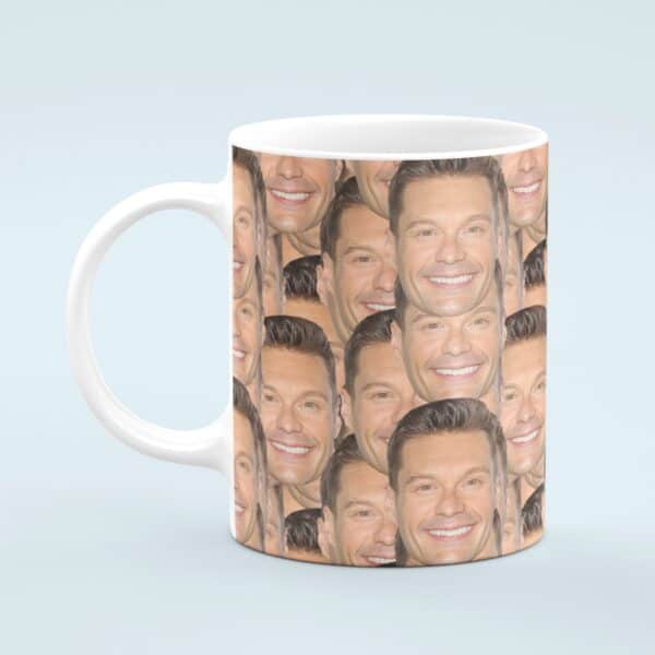 Ryan Seacrest Mug – Custom Celebrity Gift – 11 & 15 oz – Ryan Seacrest Lover Coffee Cup