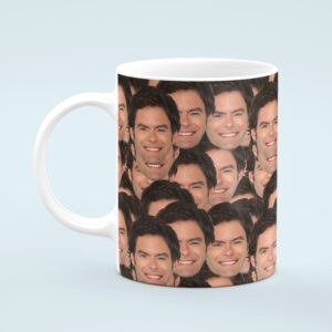 Bill Hader Mug – Custom Celebrity Gift – 11 & 15 oz – Bill Hader Lover Coffee Cup