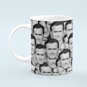 Bruce Campbell Mug – Custom Celebrity Gift – 11 & 15 oz – Bruce Campbell Lover Coffee Cup
