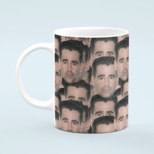 Colin Farrell Mug – Custom Celebrity Gift – 11 & 15 oz – Colin Farrell Lover Coffee Cup