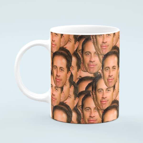 Jerry Seinfeld Mug – Custom Celebrity Gift – 11 & 15 oz – Jerry Seinfeld Fan Coffee Cup