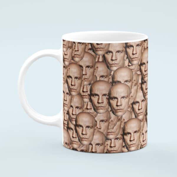 John Malkovich Mug – Custom Celebrity Gift – 11 & 15 oz – John Malkovich Fan Coffee Cup