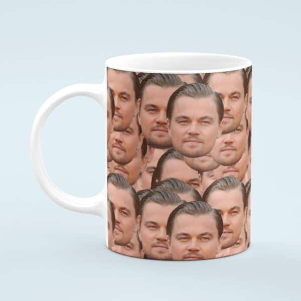 Leonardo Dicaprio Mug – Custom Celebrity Gift – 11 & 15 oz – Leonardo Dicaprio Fan Coffee Cup