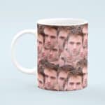Robert Pattinson Mug – Custom Celebrity Gift – 11 & 15 oz – Robert Pattinson Lover Coffee Cup